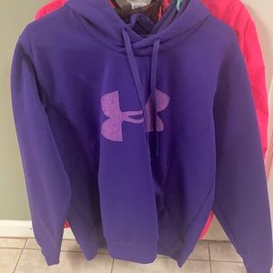 Under armor purple hoodie size XL